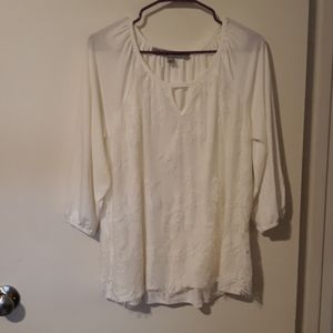 White lace blouse